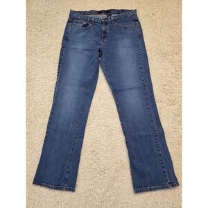 Calvin Klein Jeans Womens 32x31 Blue Bootcut Dark Stonewash Denim Vintage Y2K